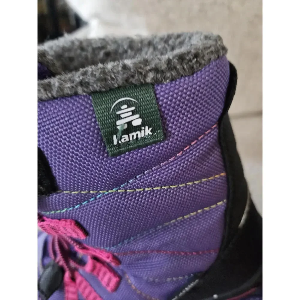 Kamik  Jace (Purple)  Girls Toddler Snow Boots Waterproof Sz 12 - Picture 5 of 8